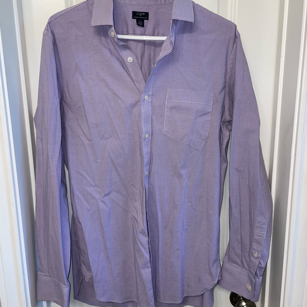 J. Crew Men's Lavender Button Down Shirt